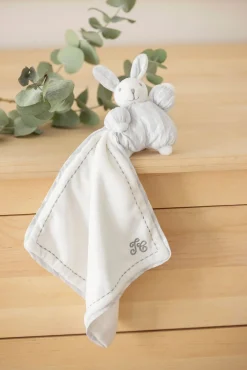 Augustin le lapin 1977 doudou gris clair