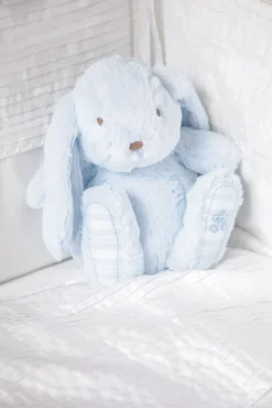 Augustin le lapin 25 cm bleu ciel
