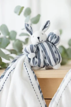 Augustin le lapin 1977 doudou marine