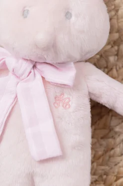 Augustin le lapin Tout doux rose pâle
