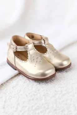 Babies Cuir doré