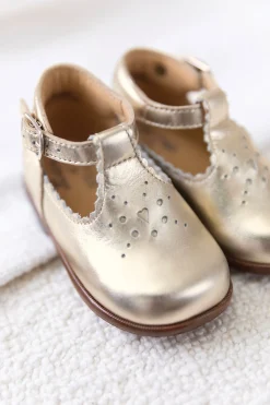 Babies Cuir doré