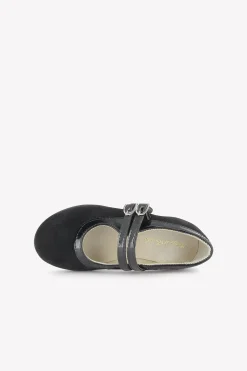 Ballerines Noir double bride