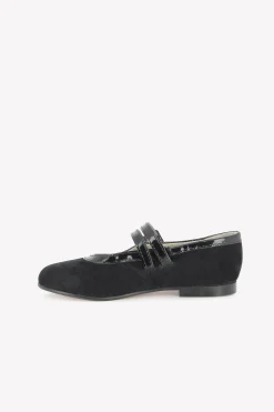 Ballerines Noir double bride