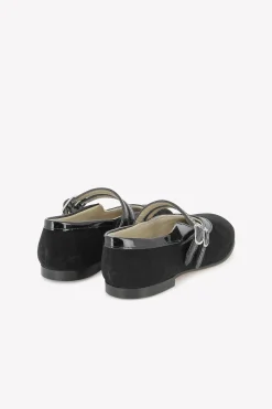 Ballerines Noir double bride