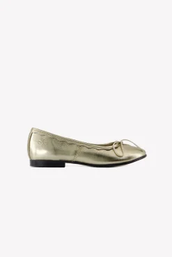 Ballerines Cuir doré
