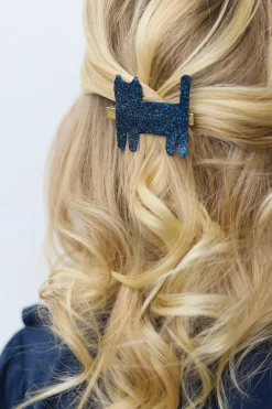 Barrette Marine paillettes