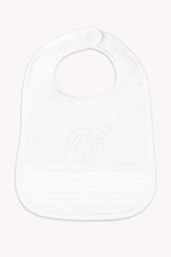 Bavoir Monogramme blanc T2