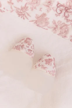 Biberon anti-colique Toile de jouy rose Élhée x Tartine et Chocolat