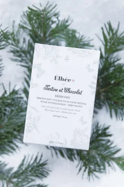 Biberon anti-colique Toile de jouy gris Élhée x Tartine et Chocolat