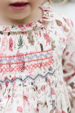 Blouse Tissu liberty smocké