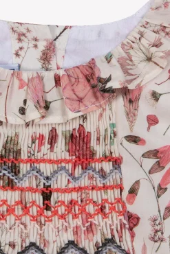 Blouse Tissu liberty smocké