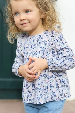 Blouse Bleuet à petites fleurs
