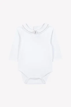 Body Blanc col pointu