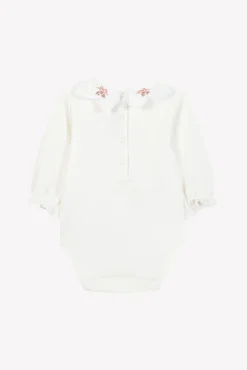 Body Ecru broderie petits trésors