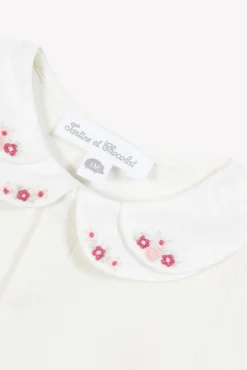 Body Ecru double col pétale
