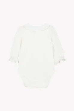 Body Ecru double col pétale