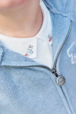 Body Ecru broderie petit robot