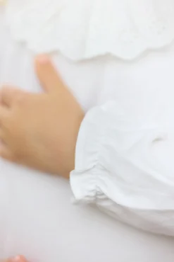 Body Ecru col volanté