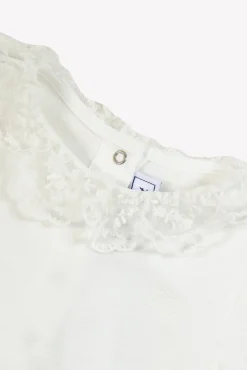 Body Ecru col broderie anglaise