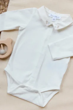 Body Gris clair col pointu