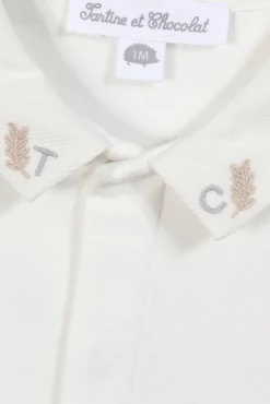 Body Gris clair col pointu