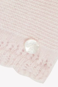 Bonnet Rose pâle en laine