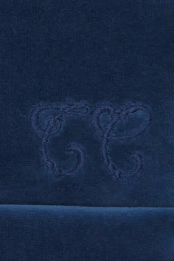 Bonnet Bleu velours imprimé inspiration toile de jouy