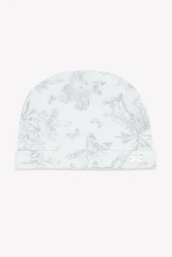 Bonnet Imprimé inspiration toile de jouy gris