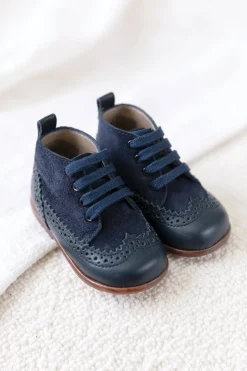 Bottines Cuir marine