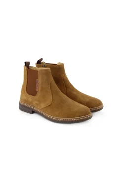 Bottines Camel nubuck