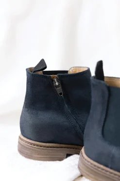 Bottines Marine nubuck