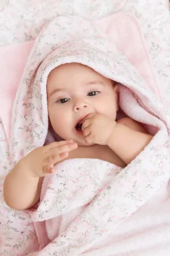 Cape de bain Imprimé fleuri jardin hivernal