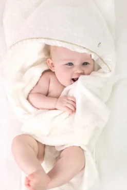 Cape de bain Délicatesse nacre