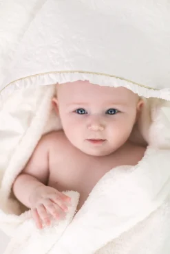 Cape de bain Délicatesse nacre