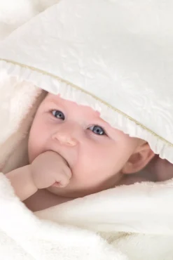 Cape de bain Délicatesse nacre