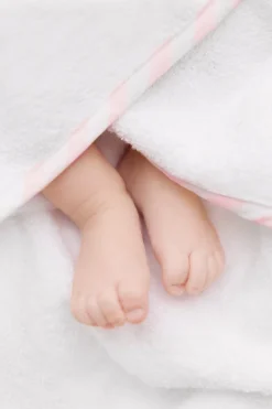 Cape de bain Garda rose pâle