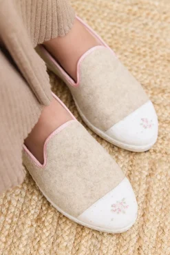 Chaussons femme Angarde x Tartine et Chocolat