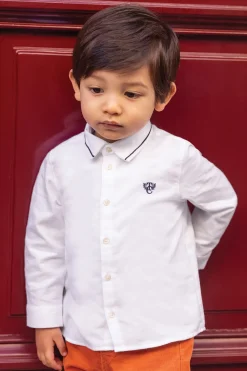 Chemise Blanche monogramme TC