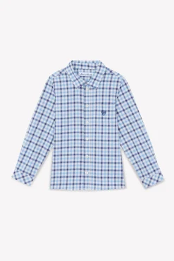 Chemise Marine à carreaux