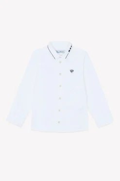 Chemise Blanc avec boutons apparents