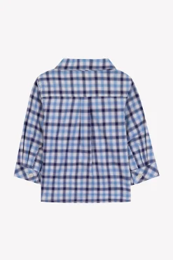 Chemise Marine à carreaux