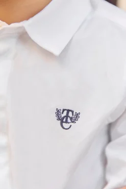 Chemise Blanche monogramme TC