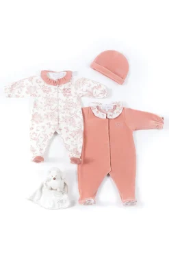 Coffret Naissance Imprimé inspiration Toile de Jouy