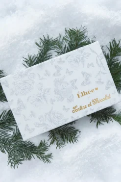 Coffret biberon et doudou Toile de jouy gris Élhée x Tartine et Chocolat