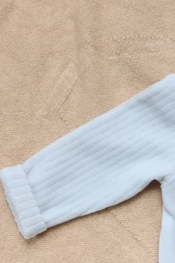 Combinaison longue Bleu céleste velours