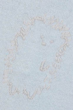 Combinaison longue Bleu céleste broderie hérisson
