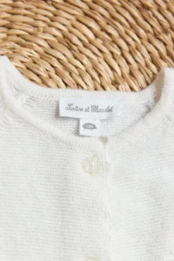 Combinaison longue Ecru broderie