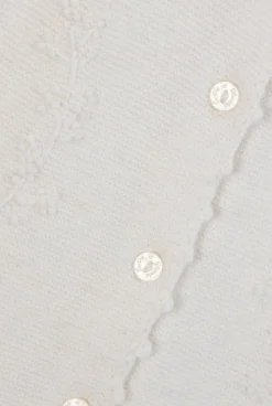 Combinaison longue Ecru broderie