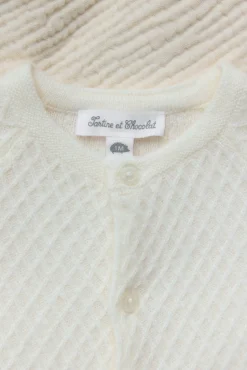 Combinaison longue Ecru 100% cachemire